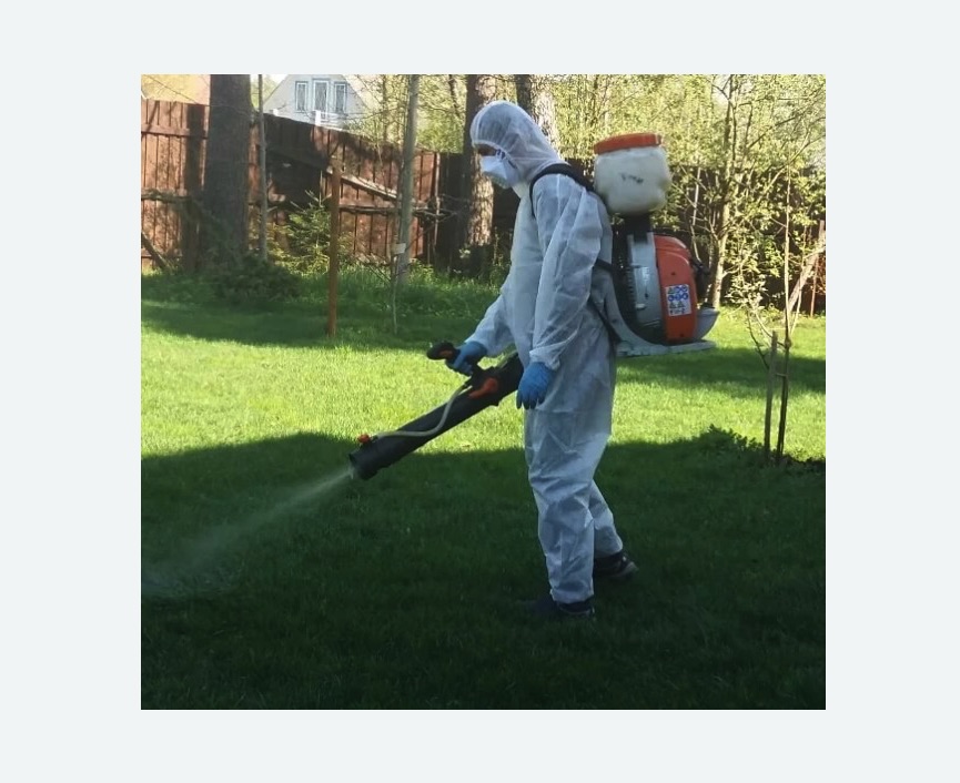 Обработка территории от клещей в Славянске-на-Кубани