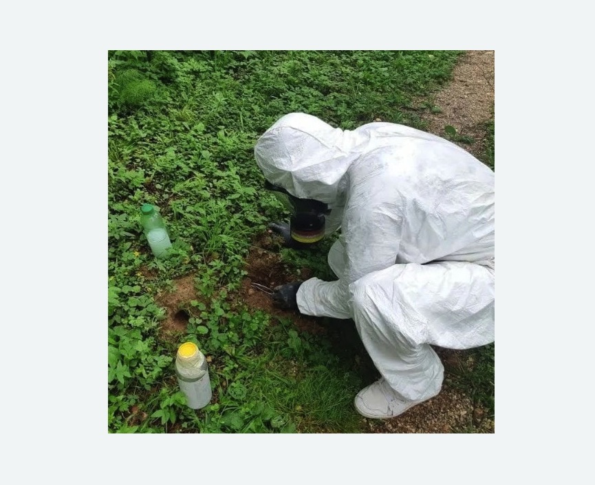 уничтожение кротов на участке в Славянске-на-Кубани